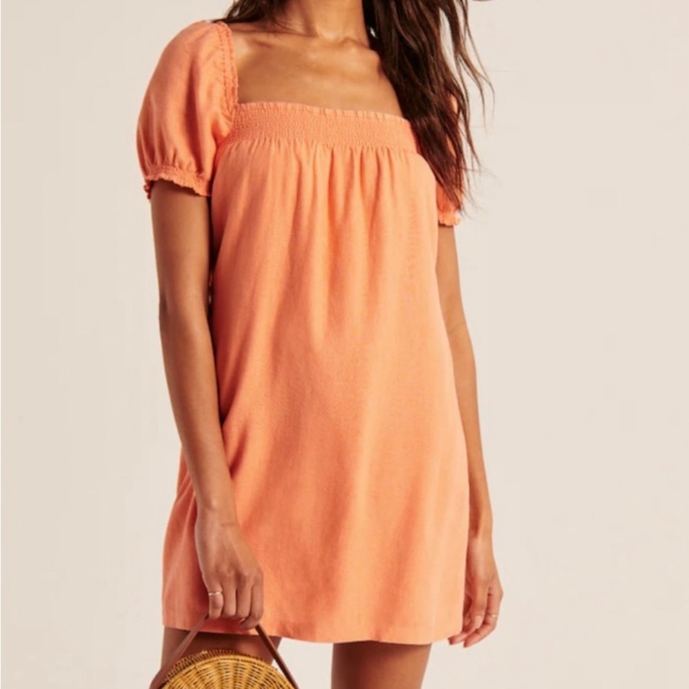 Abercrombie & Fitch orange dress- NEW WITH TAGS